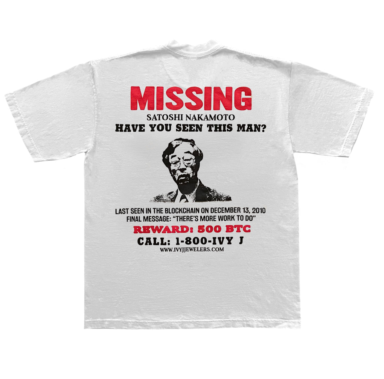 Missing Satoshi Nakamoto Have you seen this man?